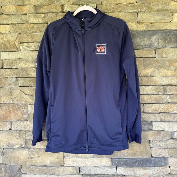 Under Armour Jackets & Blazers - Auburn Tigers Under Armour‎ Full Zip Jacket Embroidered Navy Medium Hoodie
